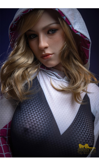 Irontech 167 cm Full Silicone Spider Gwen Sex Doll - S38 Model
